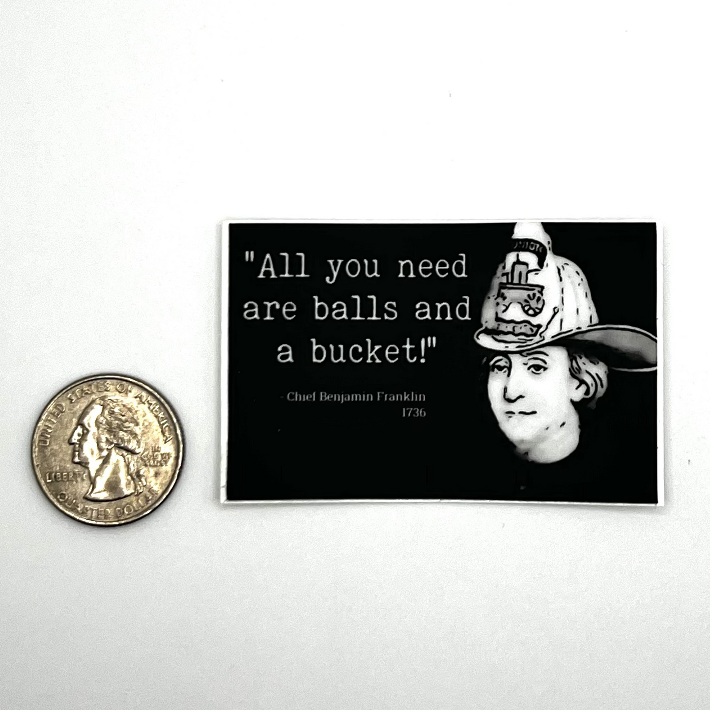 Benny Franklin Sticker