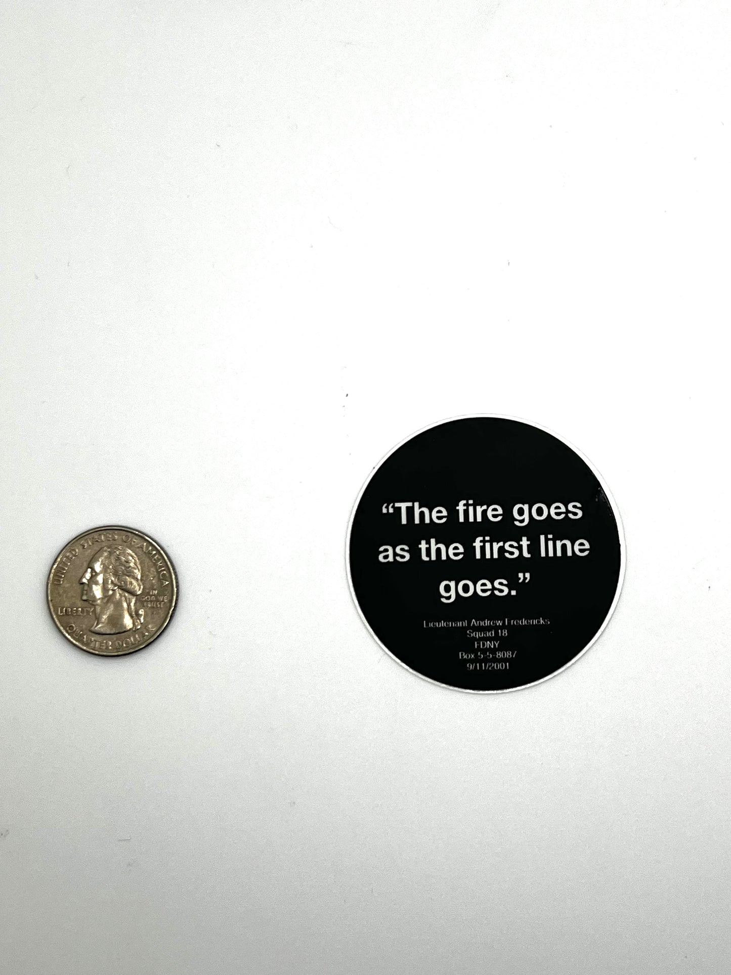 The Fire Goes Sticker
