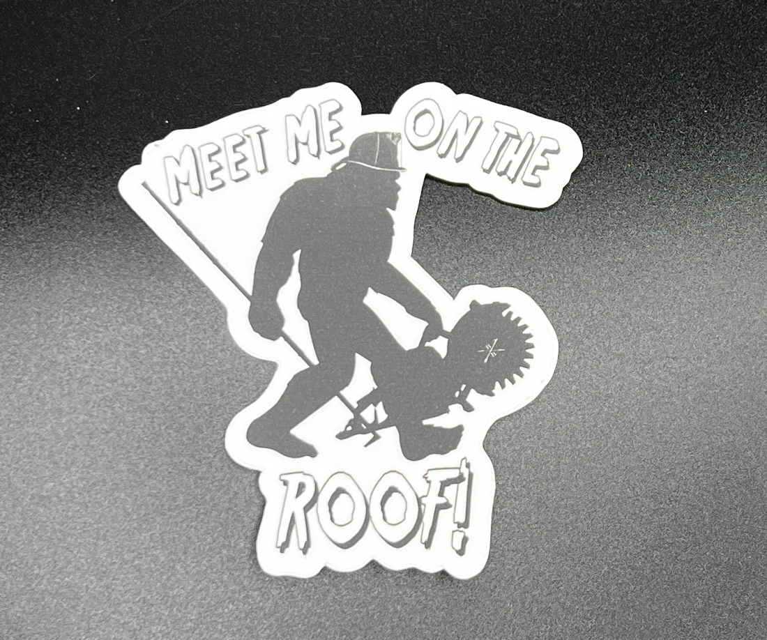 Meet Me on the Roof Truckie Sticker