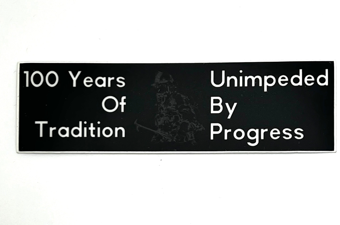 100 Years of Tradition Sticker