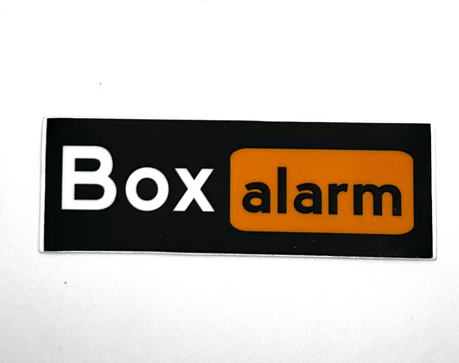 Box Alarm Sticker